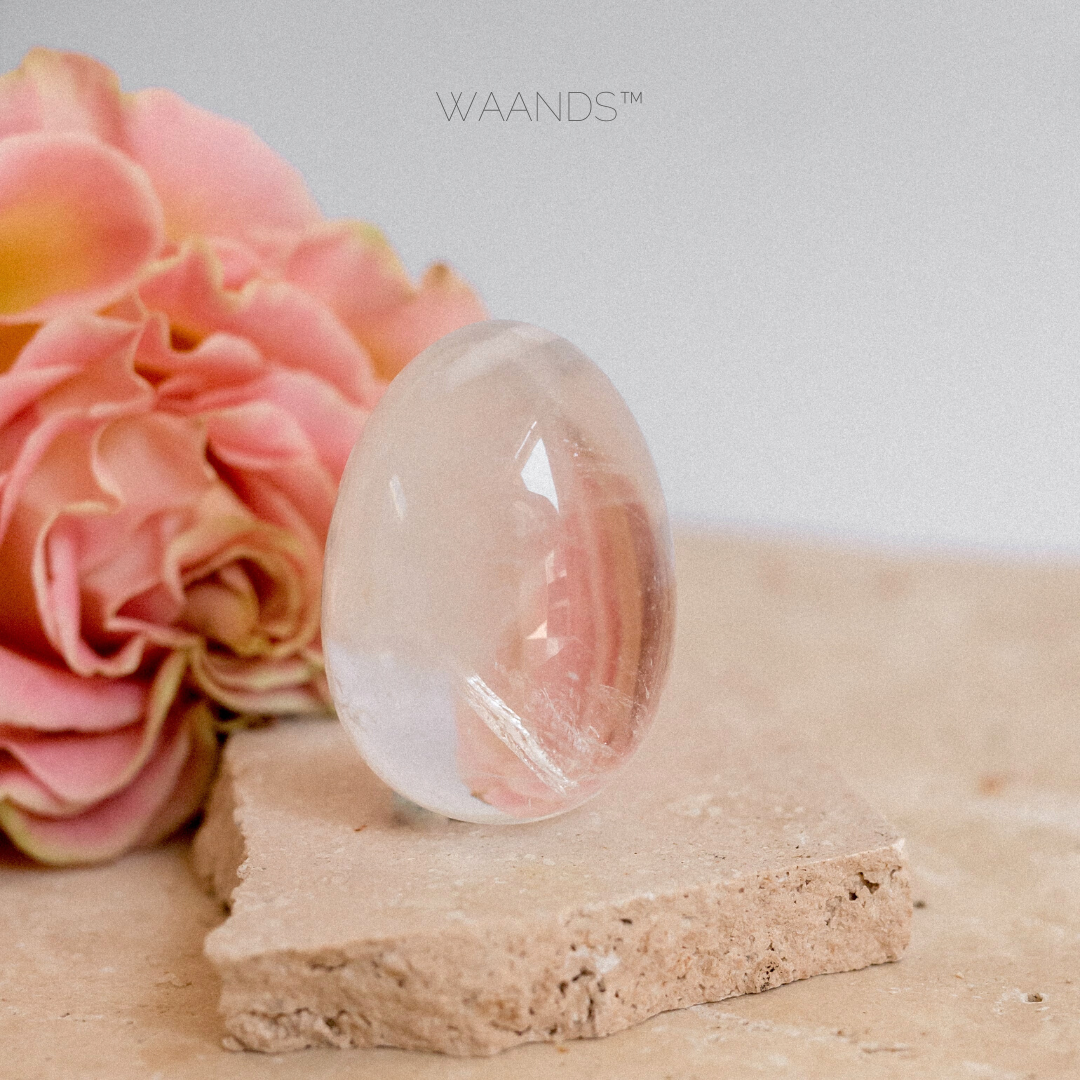 Clear Quartz Yoni Egg