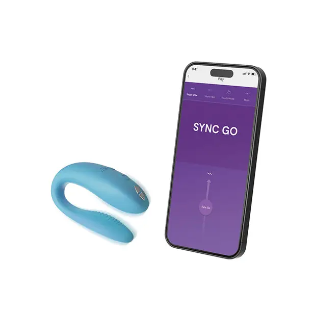 We-Vibe Sync Go - Turquoise by Fearless Play