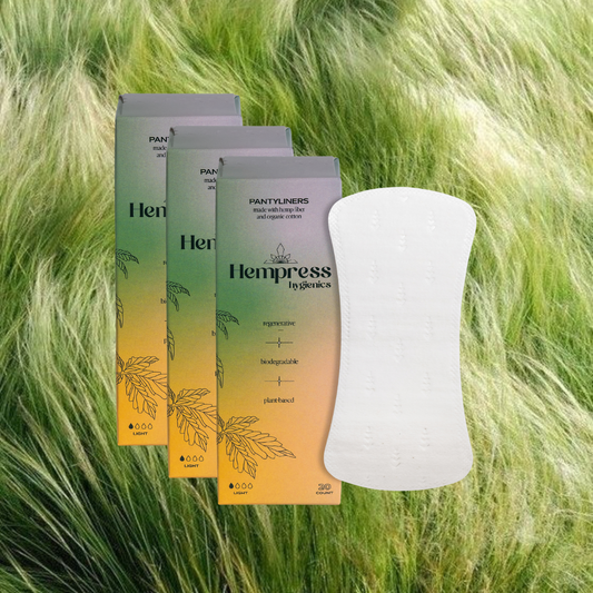 Organic Liners 3 Pack by Hempress Hygienics