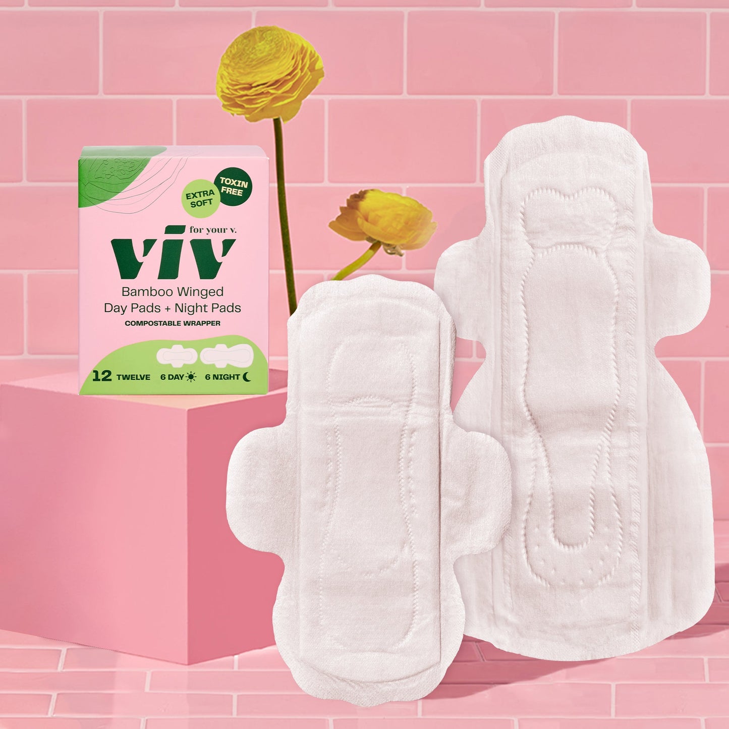 Winged Bamboo Pads by viv for your v