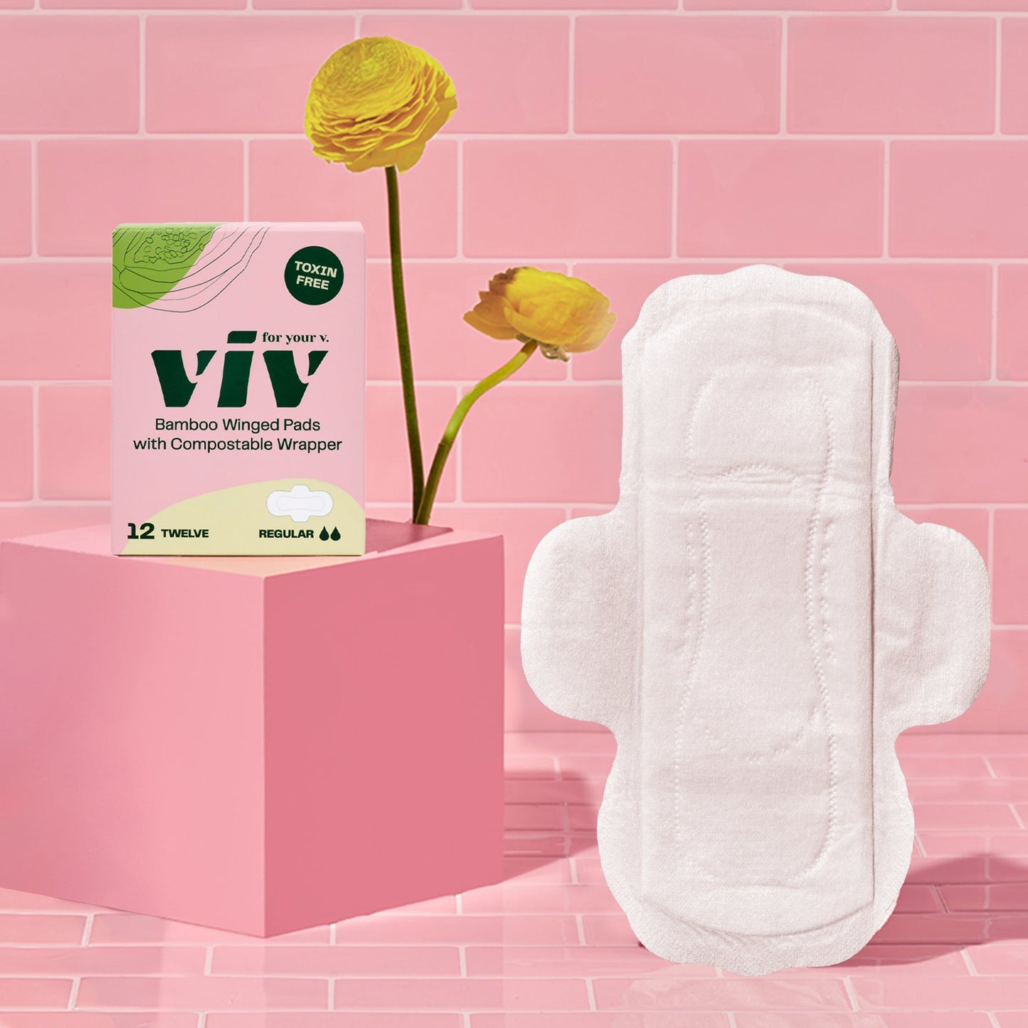 Winged Bamboo Pads by viv for your v