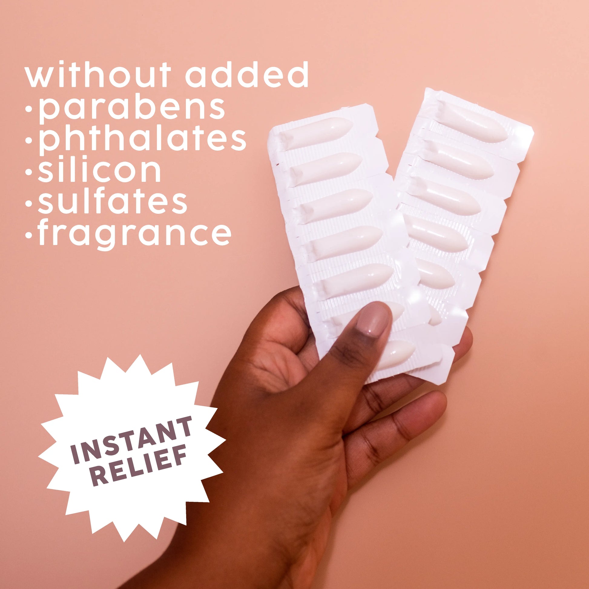 Instant Relief from Momotaro Apotheca's Suppository.